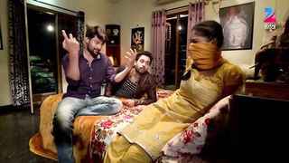 Indian MILF gagged in BDSM threesome BDSM porn movie