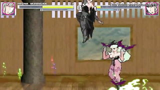 Morrigan Aensland ryona fight hardcore BDSM movie