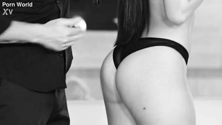 May Thai gets double penetrated in BDSM kink sex video