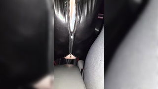 MissSapiosexual latex catsuit car ride porn video online