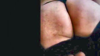 Turkish mature wife thong spanking porn video online