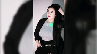 Indonesian babe bound for gangbang BDSM style sex video