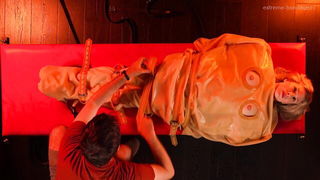Anna Kovachenko inflatable latex bondage BDSM sex video