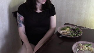 Bettie Bondage Son's Bully dinner hardcore BDSM movie