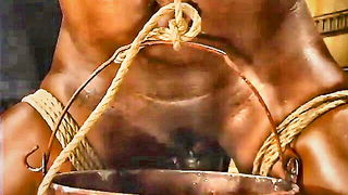 Jada Fire gagged rope bondage BDSM porn video