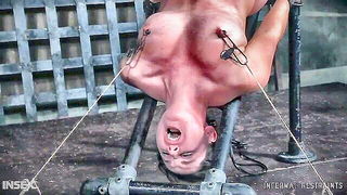 Watch Sasha in infernal latex bondage BDSM porn