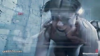 Brunette femdom threesome punishment fetish porn video