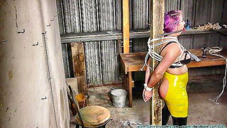 Gia Love latex bondage photoshoot hardcore BDSM movie