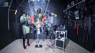 Twistedrama latex suspension bondage xxx video