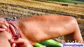 Watch Tanned MILF in wheat field BDSM porn
