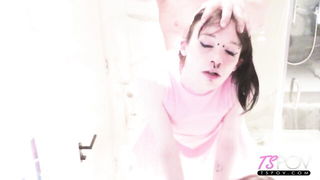 Trans goth bimbo POV anal BDSM porn movie