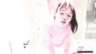 Trans goth bimbo POV anal BDSM porn movie