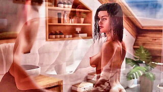 Lesbian femdom in Santa County BDSM sex video