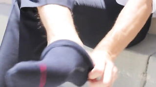 Luca afterwork dress sock peel BDSM porn video
