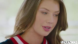 Elena Koshka cheerleader seduction BDSM style sex video