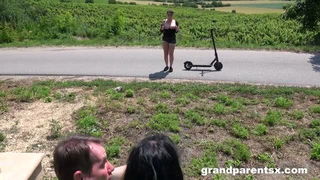 Lilian Black public scooter hookup xxx video