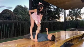 Isabella Uzcategui femdom foot play BDSM porn movie