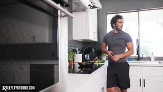 Sophia Locke kitchen hard fuck BDSM sex video