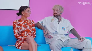 Lena The Plug anal creampie threesome with Lamar Gatz Sean BDSM style sex video