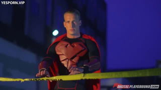 Luke Hardy superhero crime scene porn video online